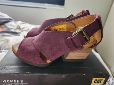 Sandalias moradas CAT - miniatura 1