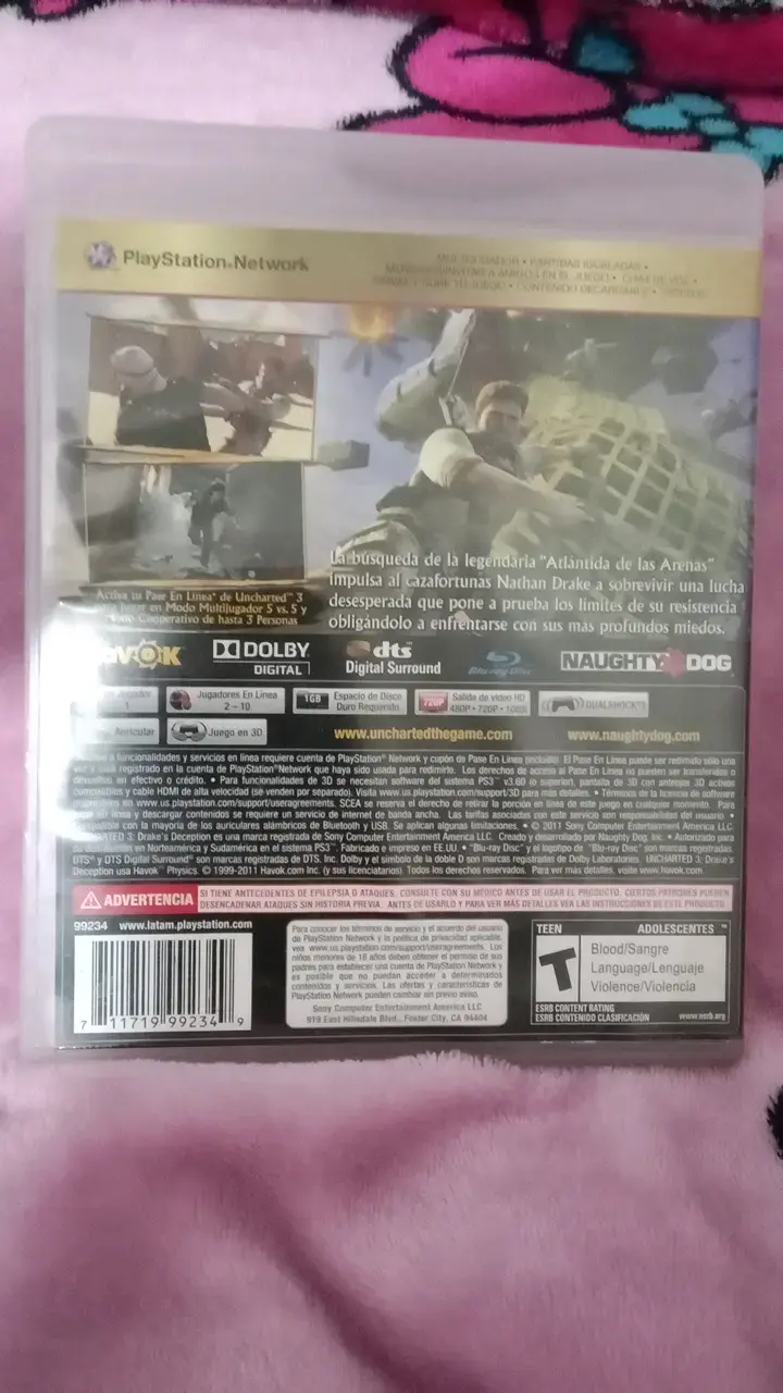 Juego PS3 Uncharted 3 Drake's Deception - 2