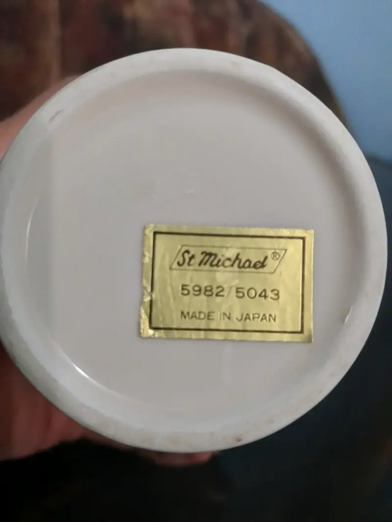 Potiche o tarro de jengibre vintage de porcelana - 5