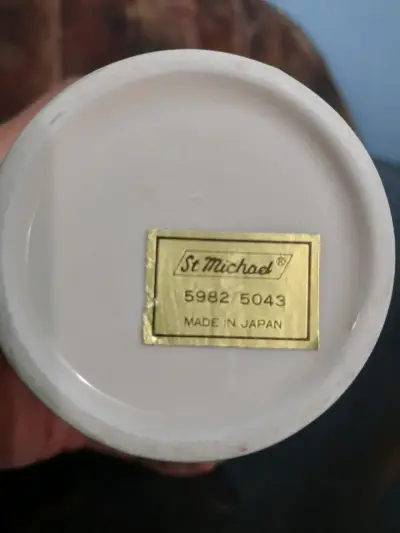 Potiche o tarro de jengibre vintage de porcelana - miniatura 5