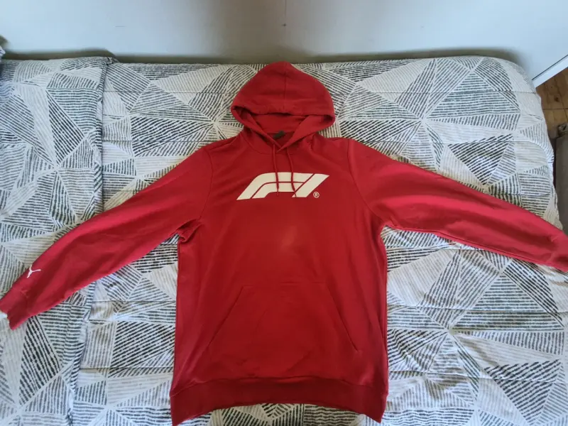 Polerón con capucha rojo Puma F1 - 1
