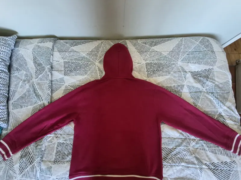 Polerón con capucha Jordan rojo para hombre - 3