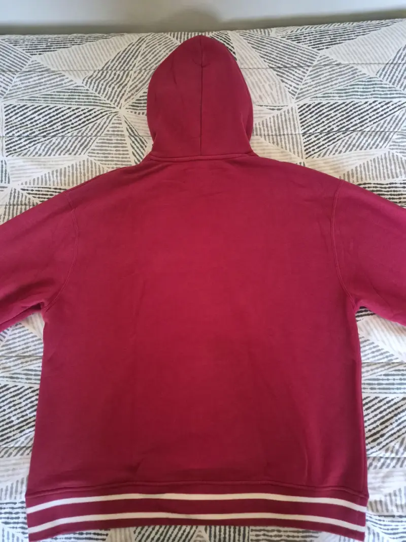 Polerón con capucha Jordan rojo para hombre - 4