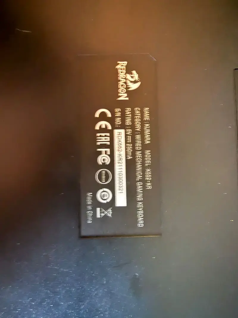 Teclado mecánico Redragon Kumara - 3