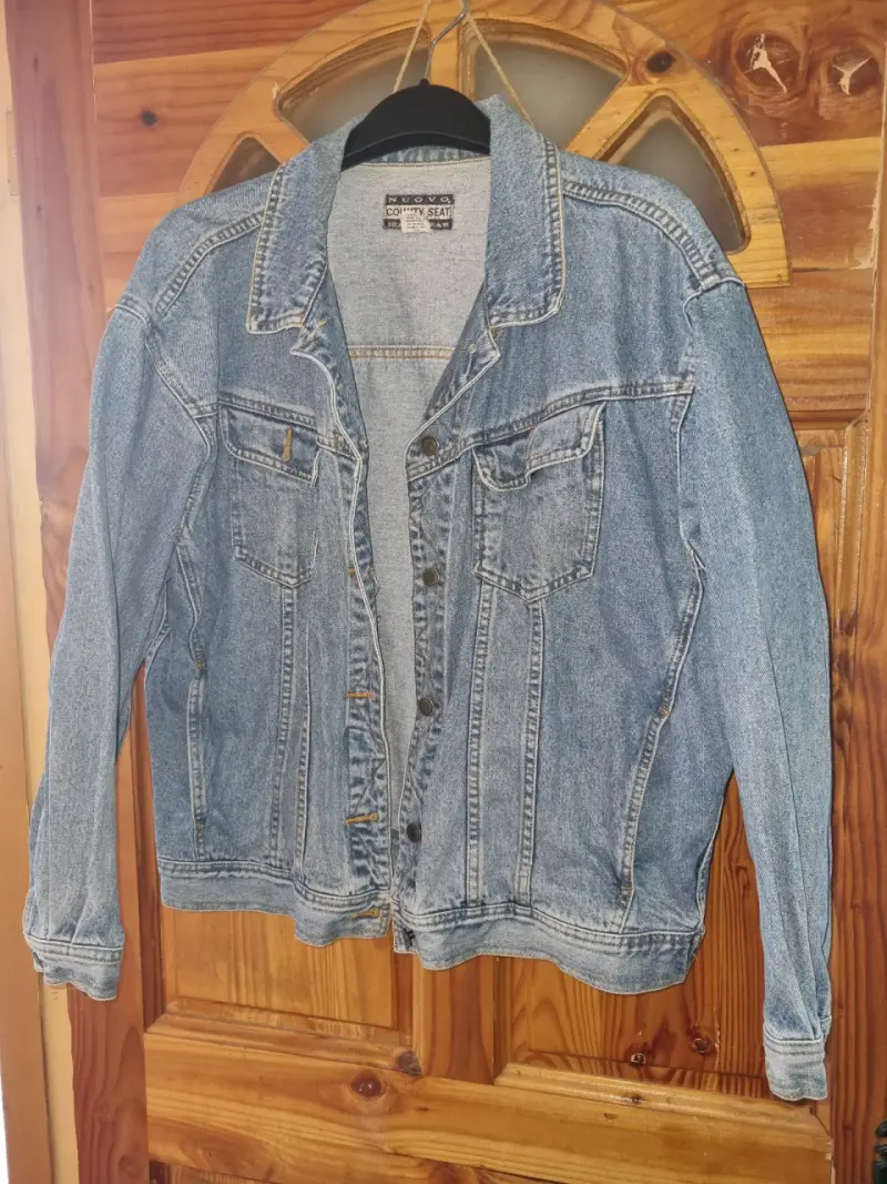 Chaqueta de mezclilla azul