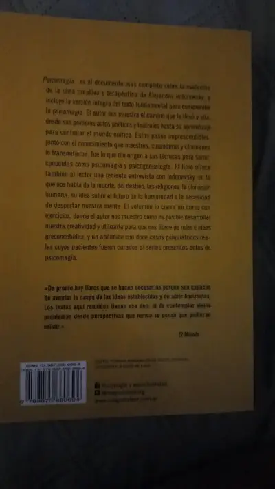 Libro Psicomagia de Alejandro Jodorowsky - miniatura 2