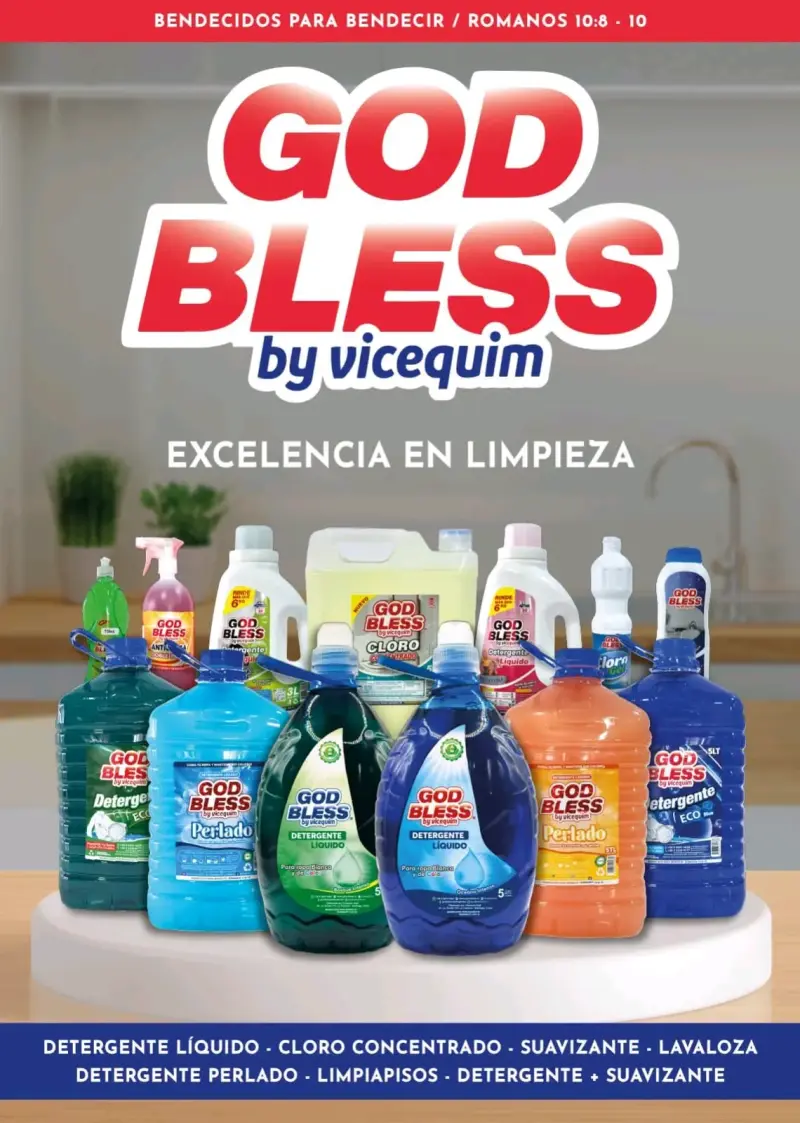Pack de productos de limpieza God Bless