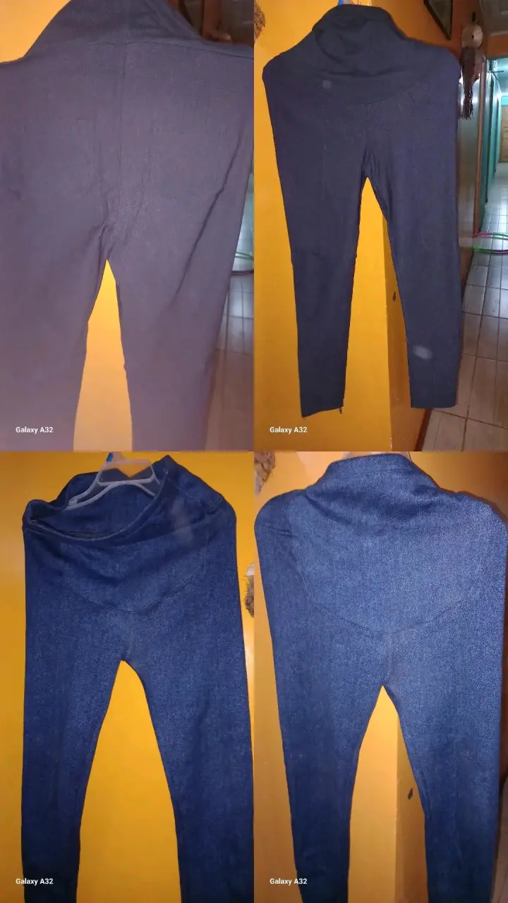 Jeans maternales talla 38 azul - 1
