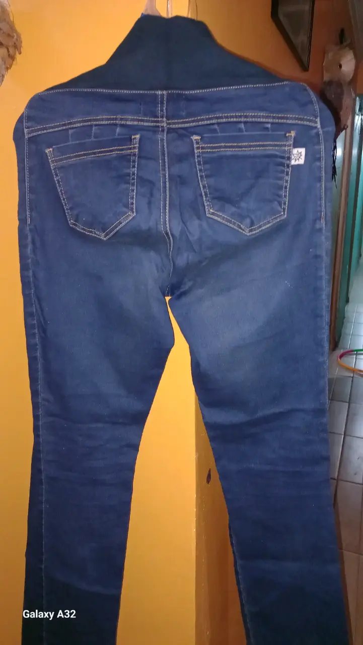Jeans maternales talla 38 azul - 3