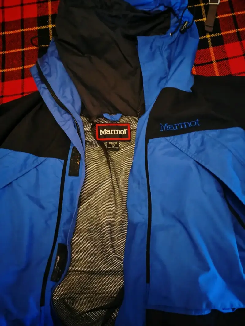 Chaqueta impermeable azul Marmot para hombre - 2
