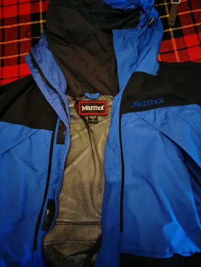 Chaqueta impermeable azul Marmot para hombre - miniatura 2