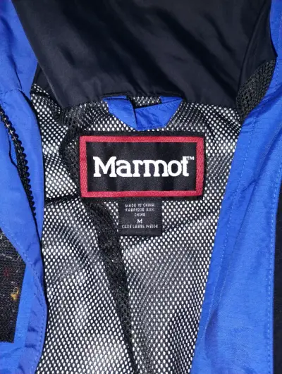 Chaqueta impermeable azul Marmot para hombre - miniatura 3