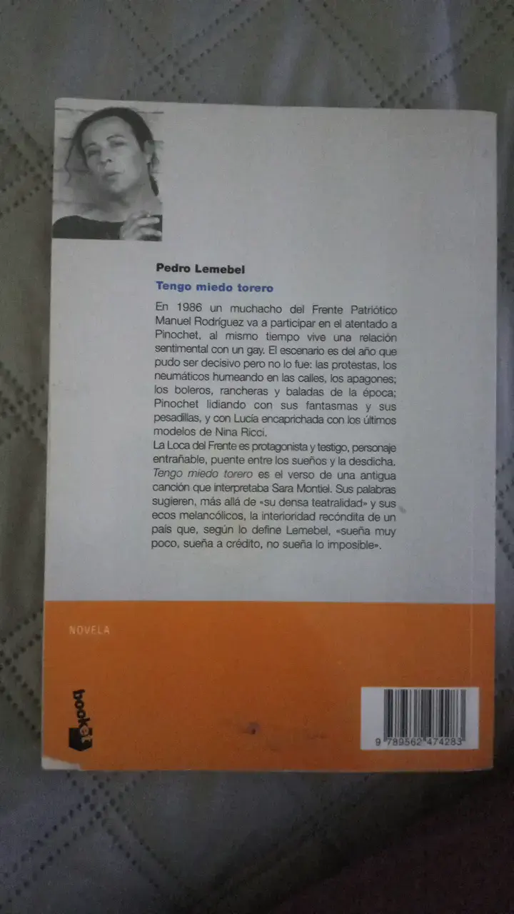 Libro 'Tengo Miedo Torero' de Pedro Lemebel - 2