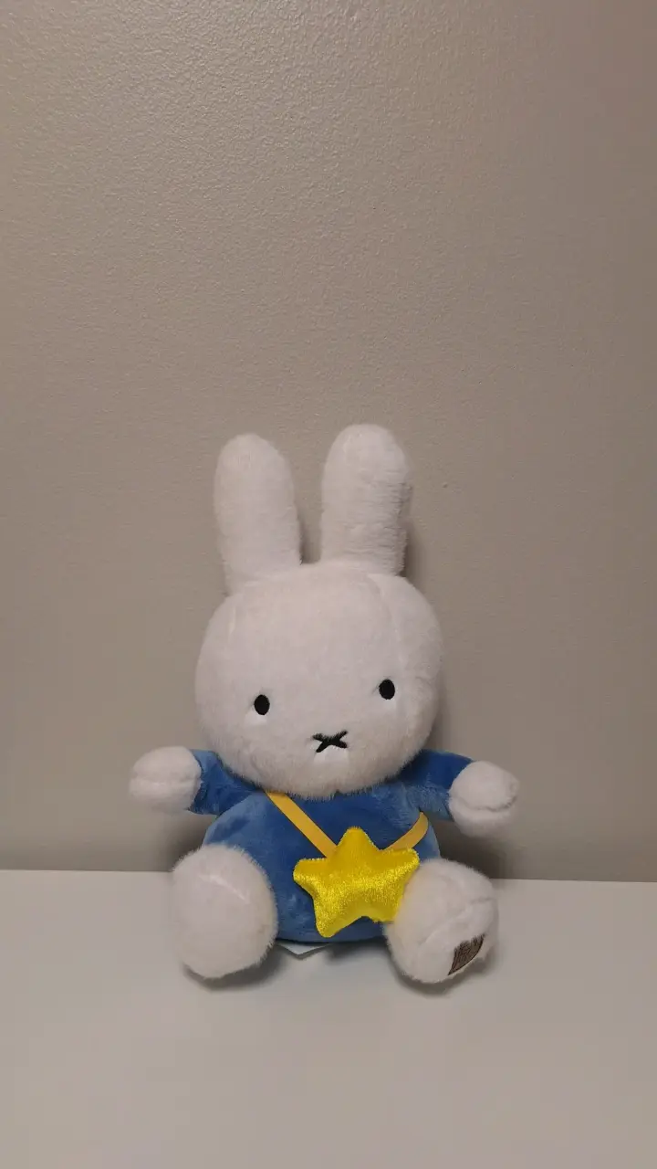 Peluche Miffy Conejo Blanco con Estrella - 1