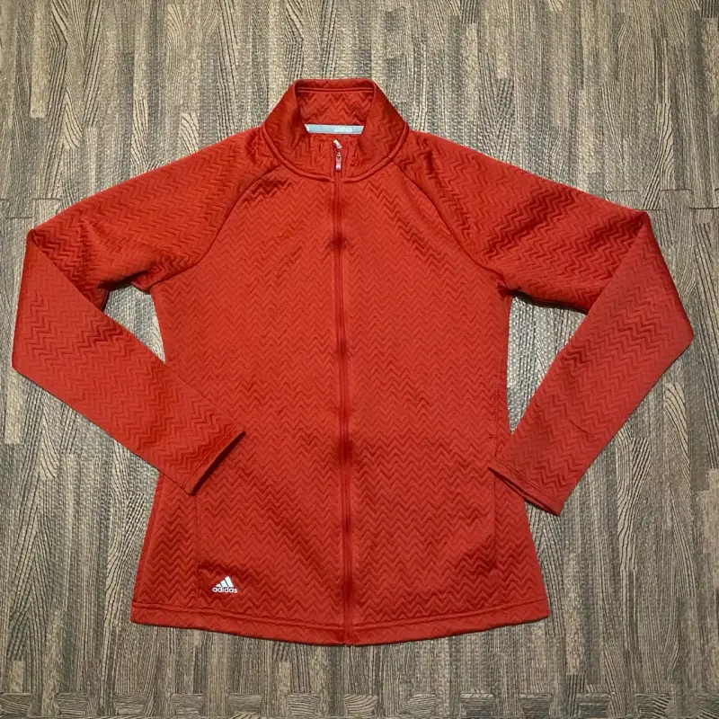 Chaqueta deportiva roja Adidas para mujer Talla S - 1