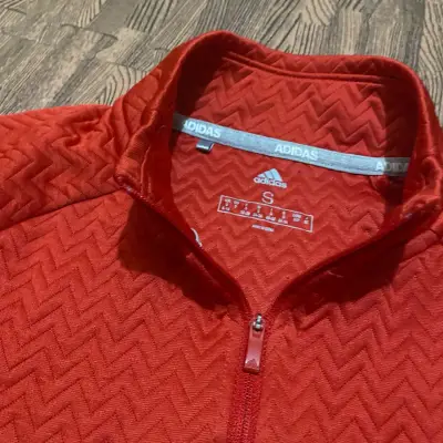 Chaqueta deportiva roja Adidas para mujer Talla S - miniatura 3