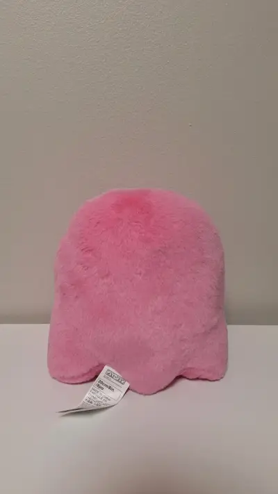 Peluche fantasma rosa pacman - miniatura 2
