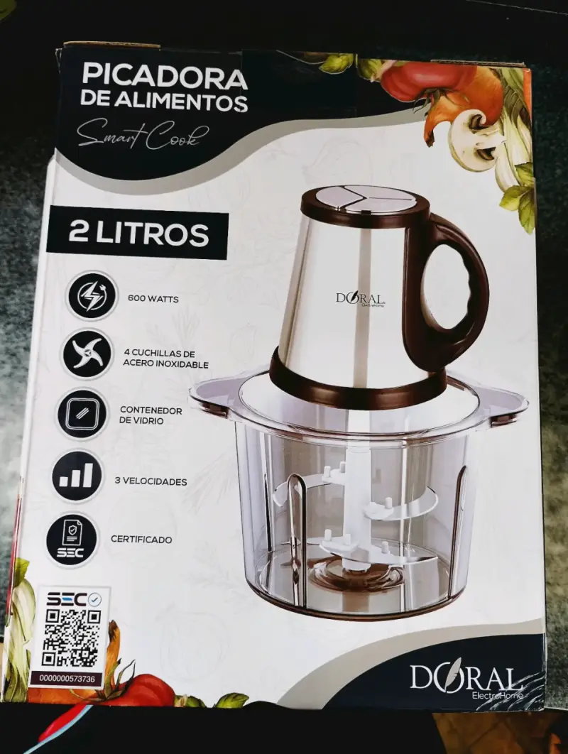 Picadora de Alimentos Doral 2 Litros 600W - 4