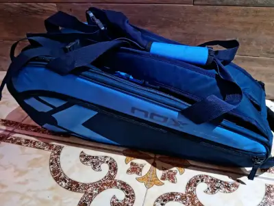 Bolso paletero de pádel Nox azul y negro - miniatura 4