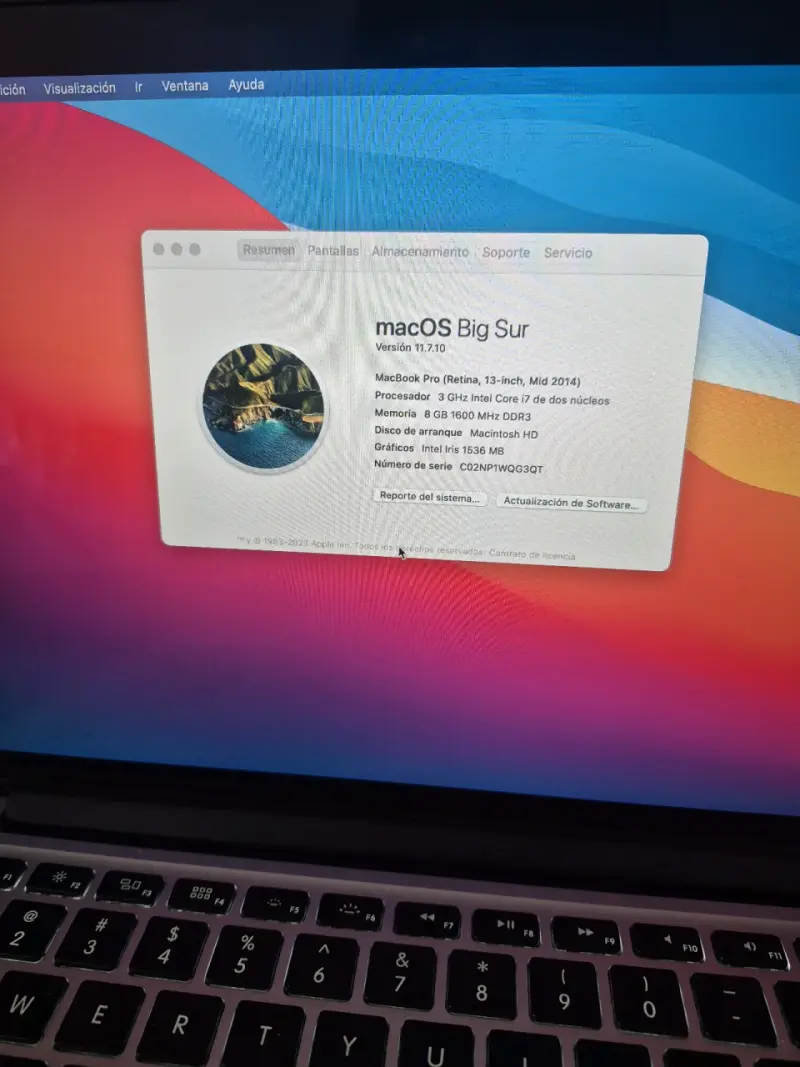 MacBook Pro Retina 13 pulgadas 2014 en buen estado - 3