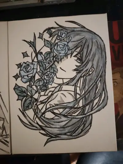 Cuadros de arte anime en lienzo - miniatura 1