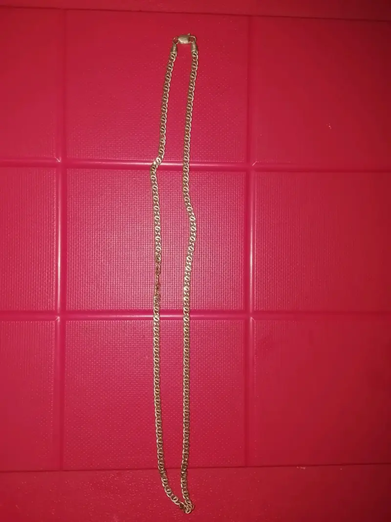 Cadena de plata para hombre estilo cubano - 2