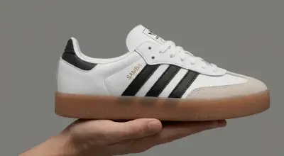 Zapatillas Adidas Samba Blancas y Negras - miniatura 4