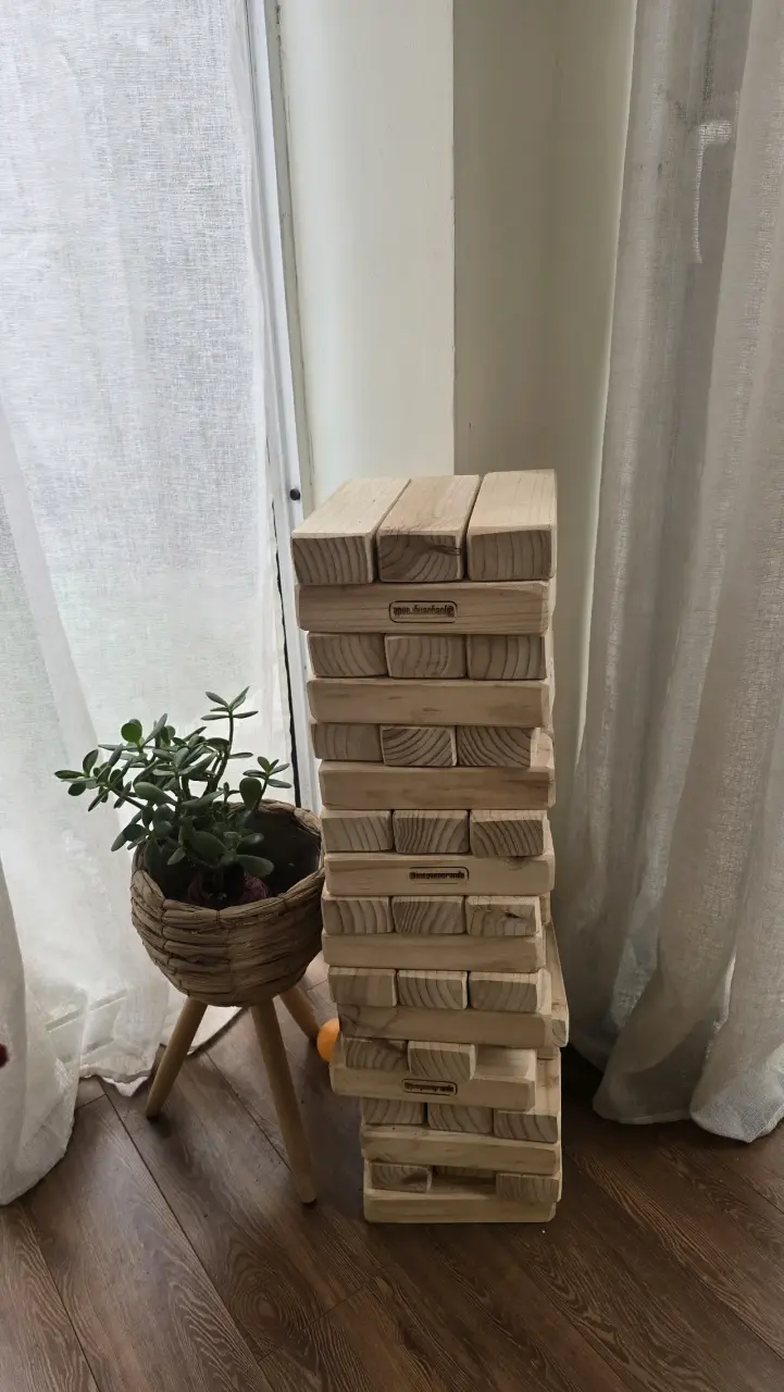 Juego de bloques de madera Jenga gigante - 3