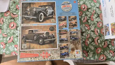 Rompecabezas Vintage Autos Clásicos 1000 Piezas - miniatura 1
