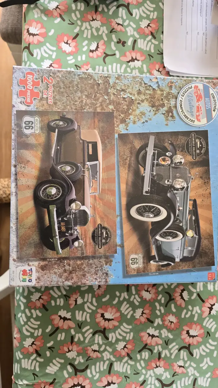 Rompecabezas Vintage Autos Clásicos 1000 Piezas - 2