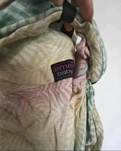 Mochila portabebé ergonómica Emei Baby multicolor - miniatura 2