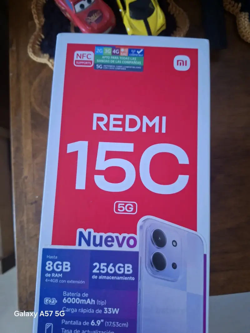 Smartphone Xiaomi Redmi 15C 5G 256GB Negro - 1