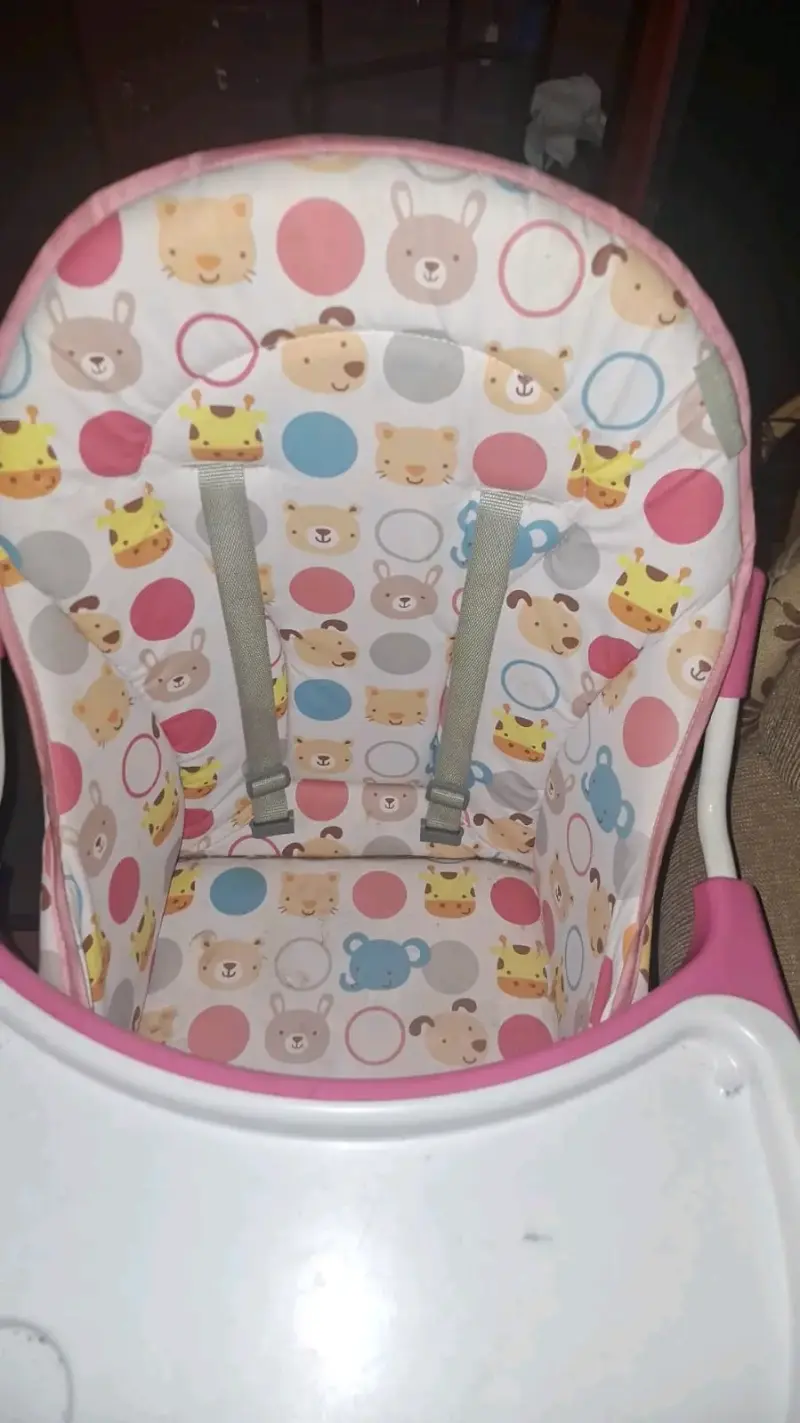 Silla de Comer para Bebé Infanti Rosa - 3