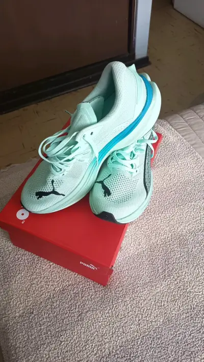 Zapatillas Running Puma Nitro Verde Menta - miniatura 3