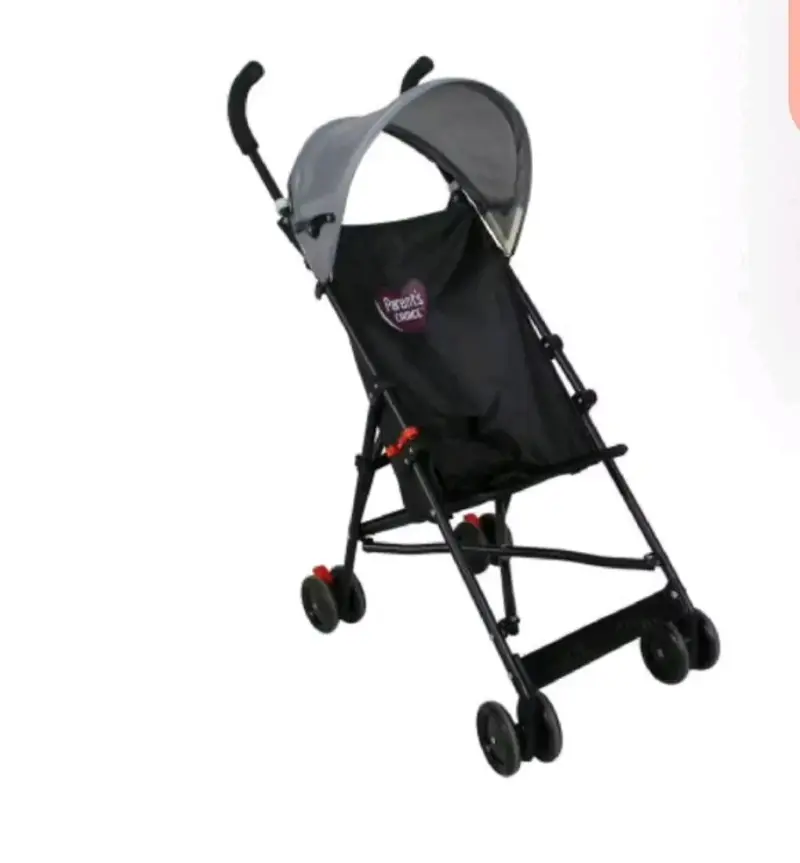 Coche de Paseo Plegable Negro Parent's Choice