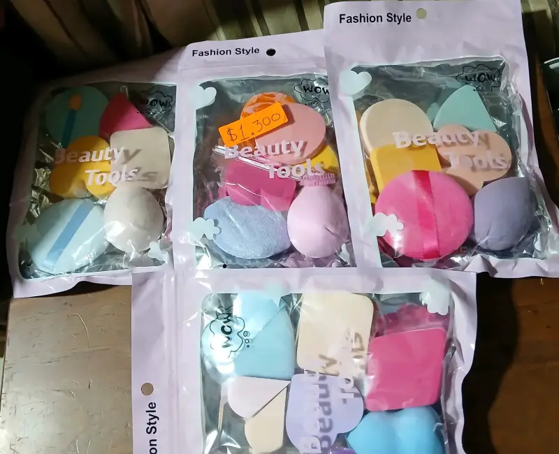 Set de Maquillaje Romántico Beauty con Esponjas y Iluminador - 5
