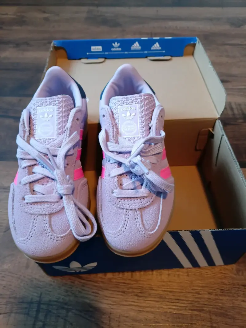 Zapatillas Adidas Gazelle Indoor C Rosadas - 2