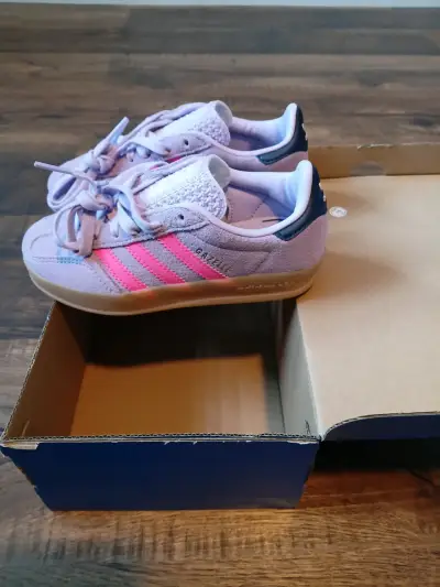 Zapatillas Adidas Gazelle Indoor C Rosadas - miniatura 3