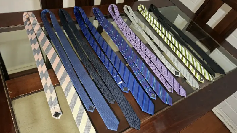Corbatas de Corte delgado en varios colores