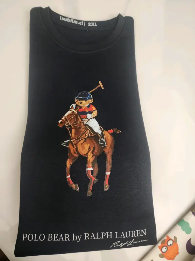Poleron Polo Bear Ralph Lauren azul