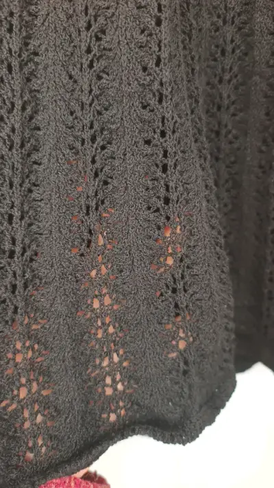 Blusa de encaje negra Umbrale Be - miniatura 2