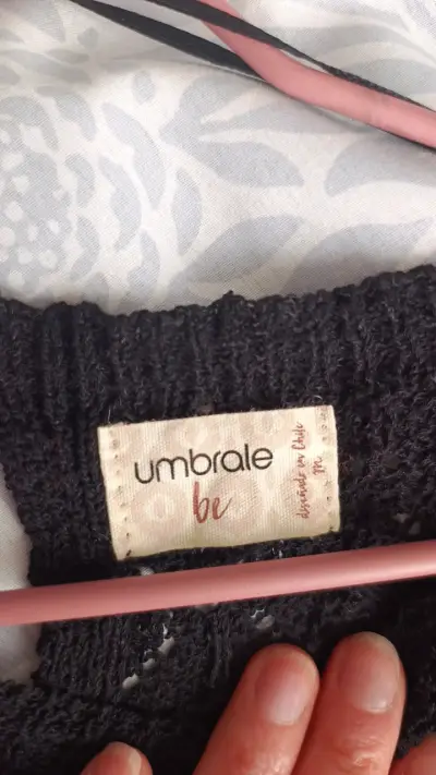 Blusa de encaje negra Umbrale Be - miniatura 3