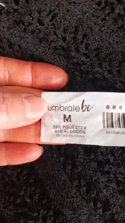 Blusa de encaje negra Umbrale Be - miniatura 4