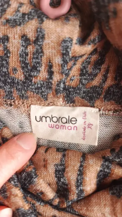 Suéter estampado cuello alto Umbrale XS - miniatura 2