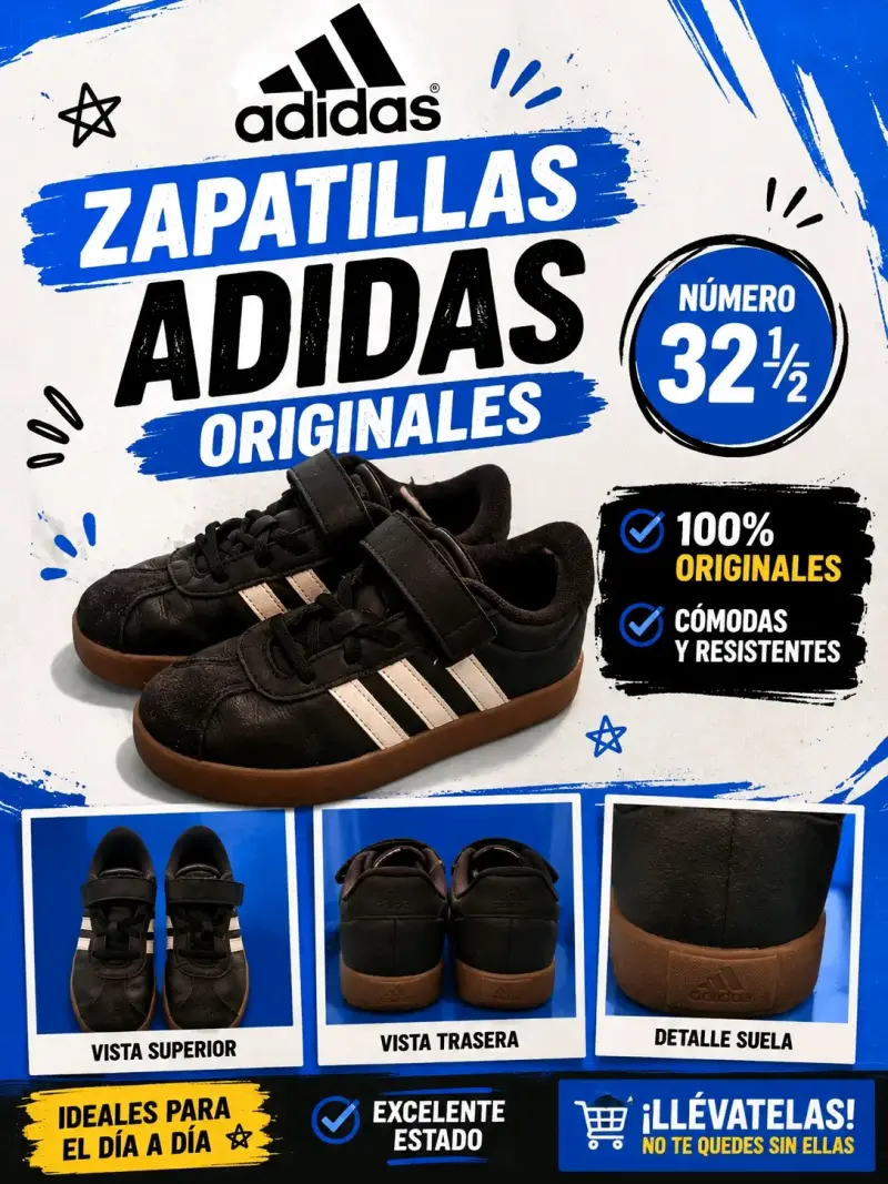 Zapatillas Adidas Originales Talla 32.5 - 2