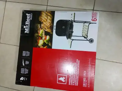 Parrilla a Carbón con Ruedas Mr. Beef - miniatura 1