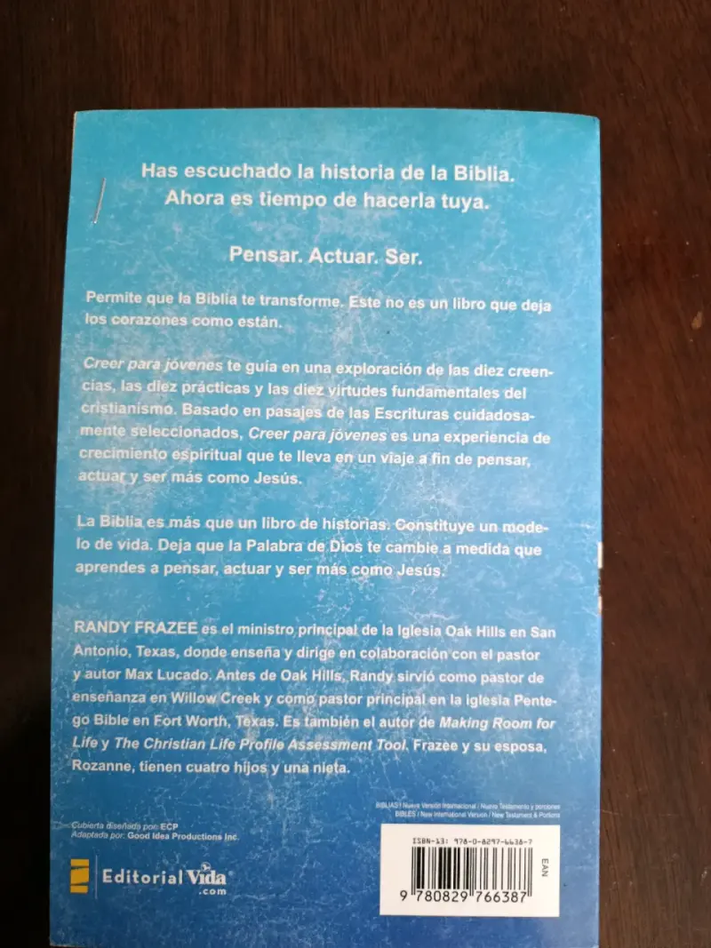 Libro 'Creer para Jóvenes' de Randy Frazee - 2