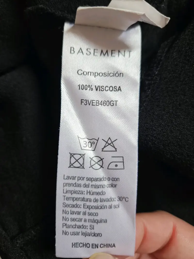 Vestido negro casual de Basement - 4