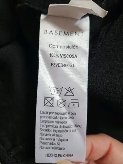 Vestido negro casual de Basement - miniatura 4