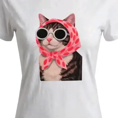 Poleras con estampado de gatos y perros divertidos - miniatura 6